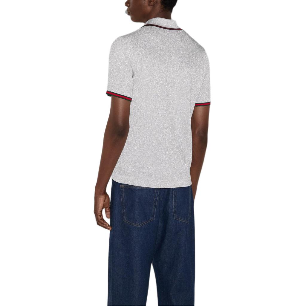 GUCCI Stripe Detailed Short Sleeve Polo Shirt 805174-XKEJE-1020