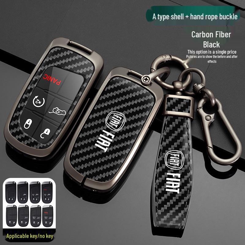 Чехол для ключа Fiat Viaggio & Feiyue - Металлическая защитная накладка