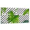 GLASS PROTECTIVE PLATE FOR STOVE 90X52 LEAVES