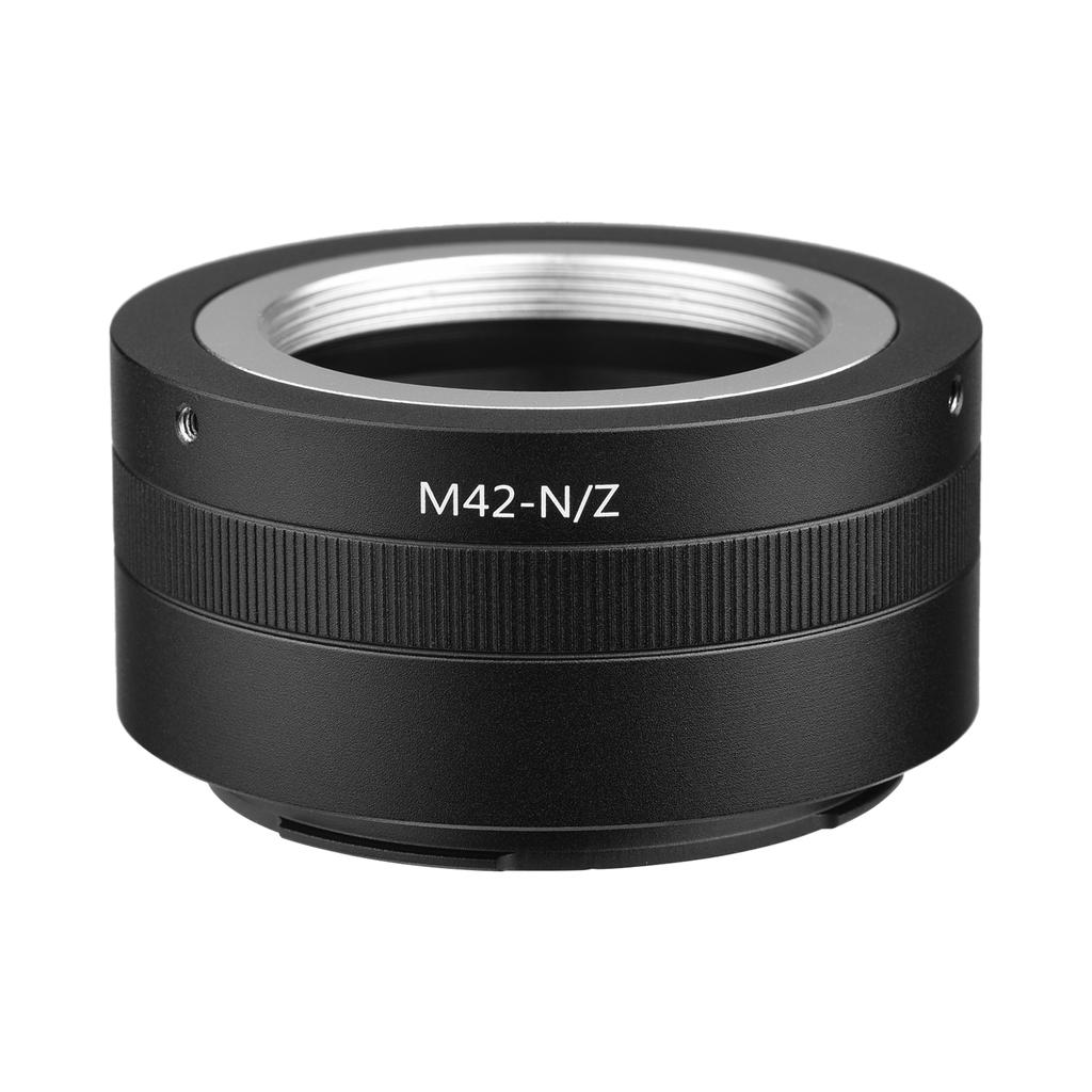 Manual Lens Mount Adapter Ring Aluminum Alloy for M42-Mount Lens To Nikon Z5/Z6/Z7/Z50 Z-Mount