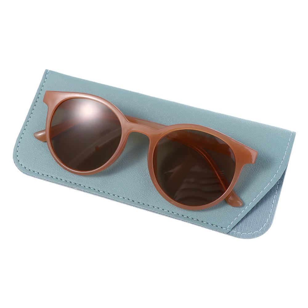 Eyeglass Box Eyewear Protector Containers Spectacle Case Sunglasses Case PU Leather Glasses Bags