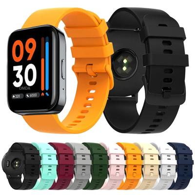 Силиконовый ремешок 20 мм 22 мм для Realme Watch S Pro Ремешок для Realme Watch 3 2 Pro Браслет Замена Спортивные браслеты Аксессуар