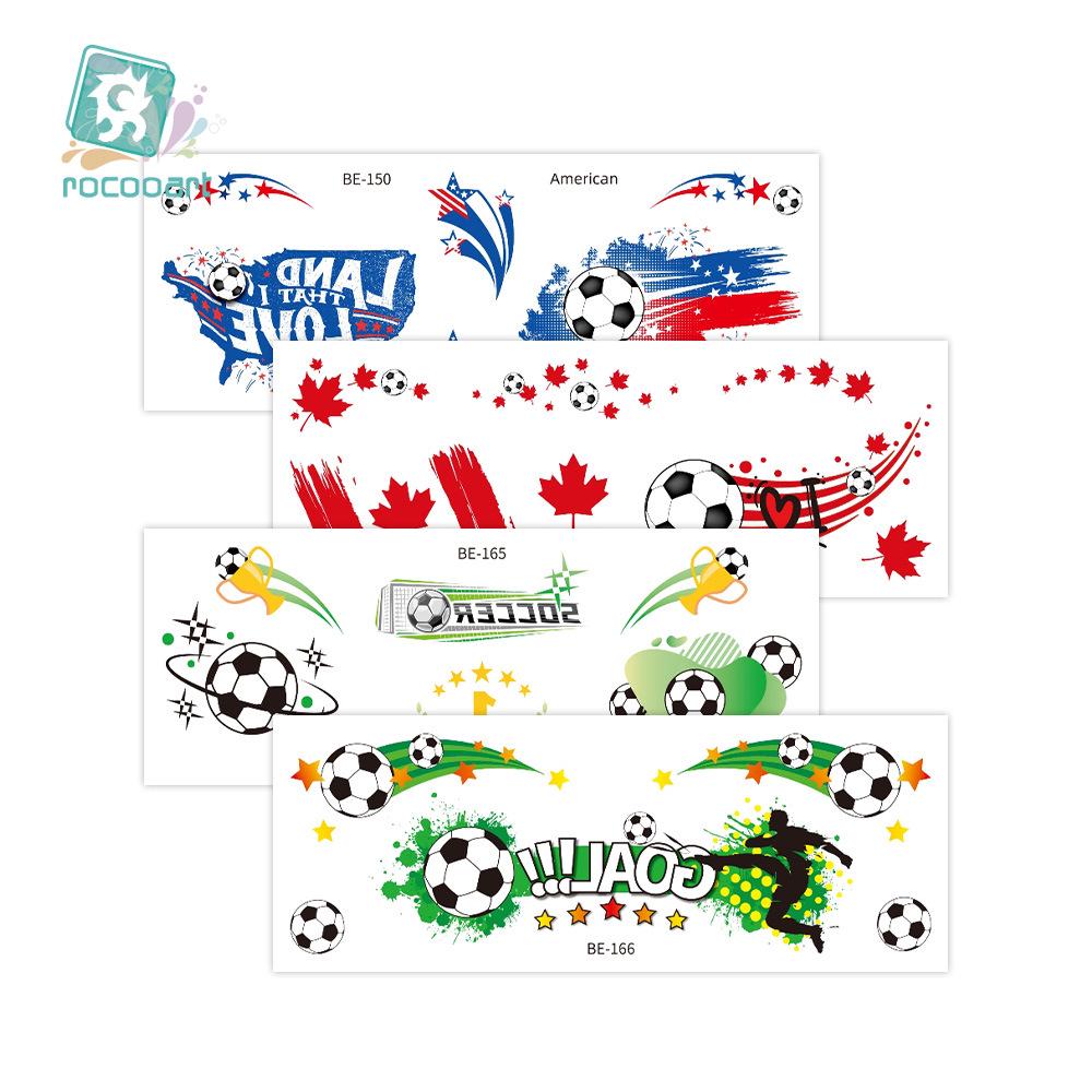 Rikaron Cross-border World Cup Face Tattoo Fan Stickers