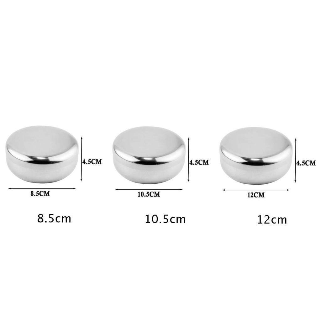 Korean Stainless Steel Rice Bowl Dish Korea Warm Bowl Traditional Bowl With Lid