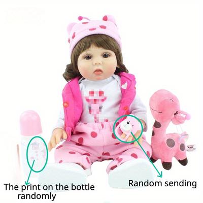BZDOLL 48 см Кукла-реборн для новорожденного из мягкого винила, 19 дюймов, реалистичная виниловая кукла-малышка, игрушка для купания
