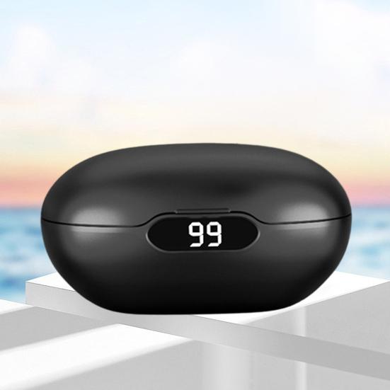 Беспроводная гарнитура с шумоподавлением, интеллектуальное сенсорное управление, мягкие силиконовые вкладыши с цифровым дисплеем, Bluetooth-совместимые наушники 5.3