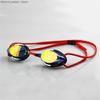 Electro-coated Swimming Goggles Professional Competition Training Swimming Goggles Adult Anti-fog Waterproof Racing Goggles