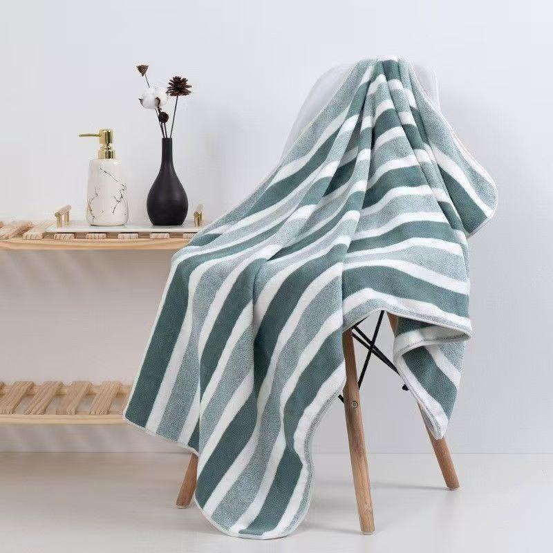 Thick Bath Towel Strong Water Absorption And Quick Drying Non Shedding Durable Ultra Soft - Very Suitable For Families Beaches