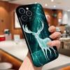 Для iPhone 16 Samsung S23 S22 A23 A52 A33 A73 A53 Huawei Honor Xiaomi Redmi OPPO Vivo ELK Deer Design милый полный защитный жесткий чехол для телефона