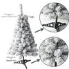 456090cm Small Snowy Green Christmas Tree Ornament for Desktop Decoration