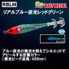 DUEL Metal Lead Size Real Blue Luminous Red Green EZ-Bait Jig, 30, 114g, A1713-RBLM - (Squid Metal)