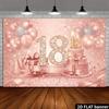 2D Plane Sparkling Diamond Birthday Party Background Fabric for 18th Birthday Party, Thick Polyester MaterialXY