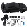 1:16 2.4G RC Drift Car with Gyro, LED Lights, Interchangeable Tires, Remote Control Car for Adults and Kids Black 1