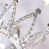 Mini Crown Princess Topper Crystal Pearl Children Hair Ornaments Party Decor