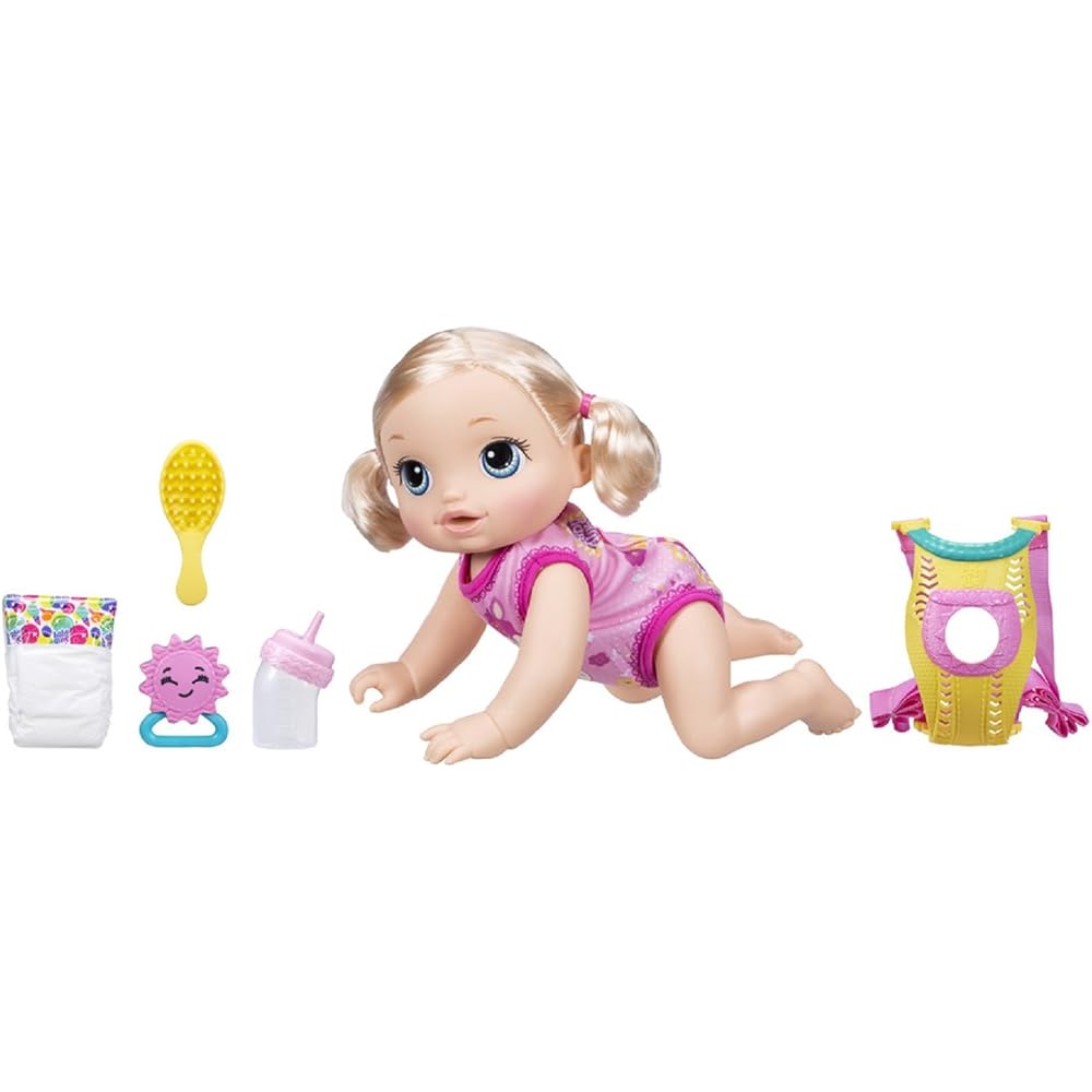 Hasbro Baby Alive Малыш Уходит Блондинка Кукла Образовательная Игрушка для Детей