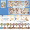 Layered House Miniature Scene Sticker Book 2D Flat Cartoon Collage Decor Stickers  Daily