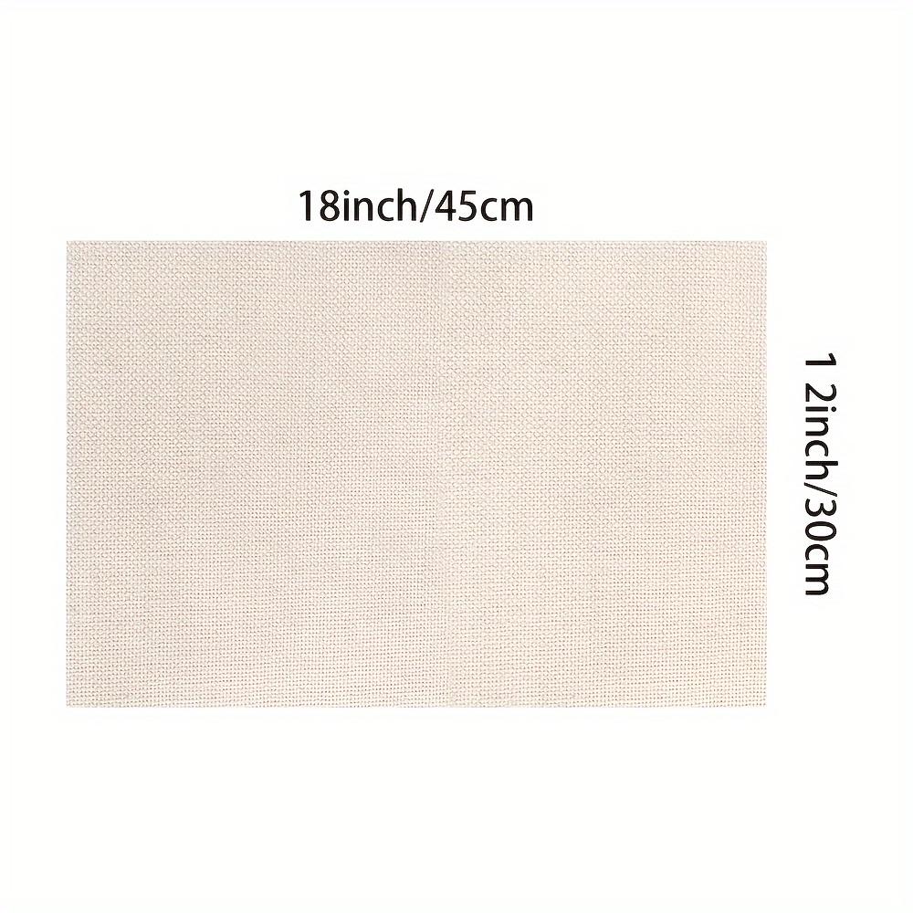 4pc Sage Green Coral Branch Pattern Linen Placemats Anti Slip Table Mats For Dining Kitchen Daily Table Decoration