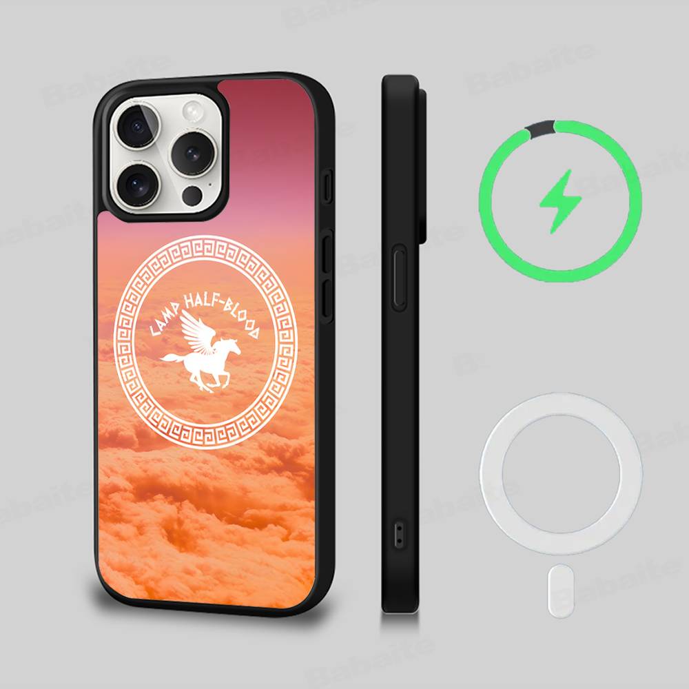 Camp Half-Blood Phone Case For IPhone 13 14 15 11 12 16 17 Pro Max Plus For Magsafe Magnetic Shell
