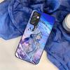 Чехол для телефона Wuthering Waves для Samsung S25 S24 S30 S21 S23 S20 S22 Fe S10 E S9 Note 20 Pro Ultra Plus стеклянная крышка