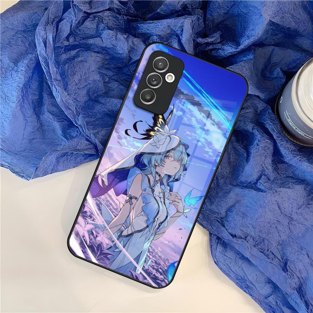 Чехол для телефона Wuthering Waves для Samsung S25 S24 S30 S21 S23 S20 S22 Fe S10 E S9 Note 20 Pro Ultra Plus стеклянная крышка