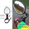 360 Rotation Bicycle Mirror Wide Angle Handlebar Convex Mirror  Bicycle Motorcycle