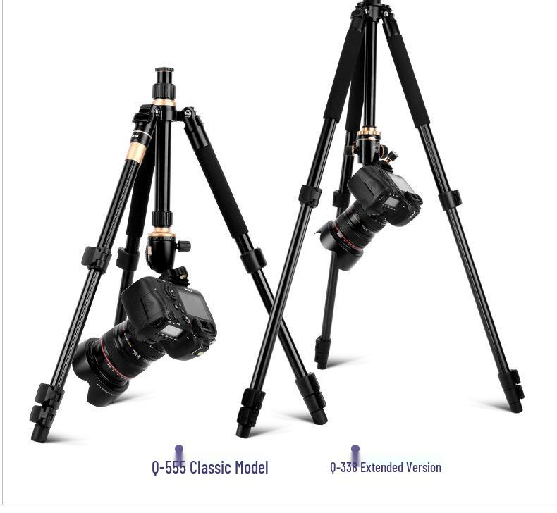 Легкий алюминиевый штатив для DSLR-камер Era Q555 с поддержкой-защелкой
