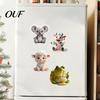 Animal Shaped Kitchen Decor Acrylic Refrigerator Magnet, Cow Sheep Koala Frog Seal Magnet Fridge Magnetic Decoration for Lockers Whiteboards