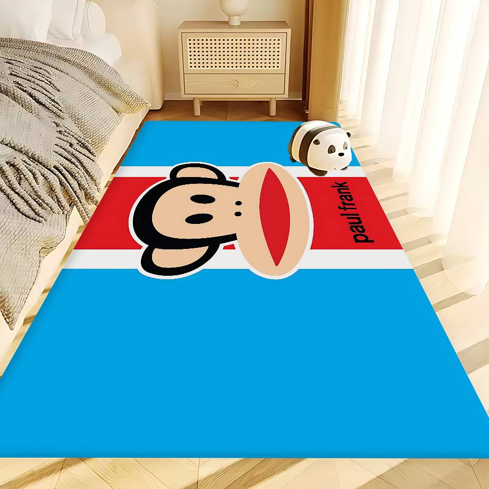 L-Роскошный P-Paul Frank Придверный коврик в скандинавском стиле для спальни, гостиной, дома, балкона, противоскользящий Alfombra
