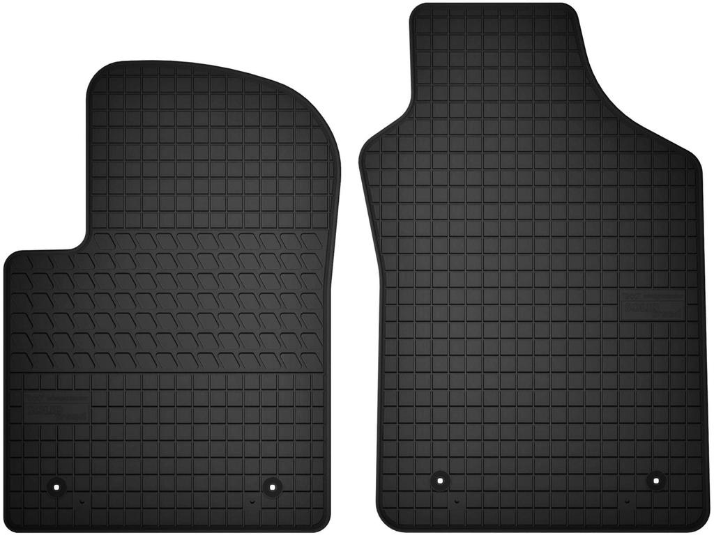front rubber mats for: Ford Ka MK2 hatchback (2008 to 2012)