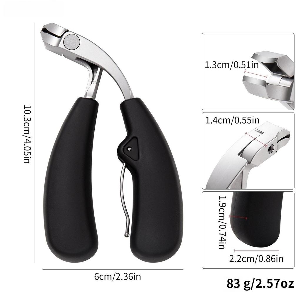 Eagle Beak Curved Nail Clippers for Ingrown Nails - Manicure & Pedicure Set