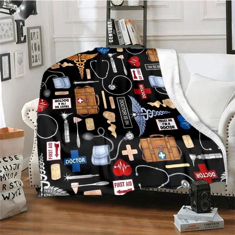 TV Figures G-Grey's Anatomy Throw Blanket Soft Flannel Thin Blankets for Bed Sofa Cover Bedspread picnic cooling gift Home Deco