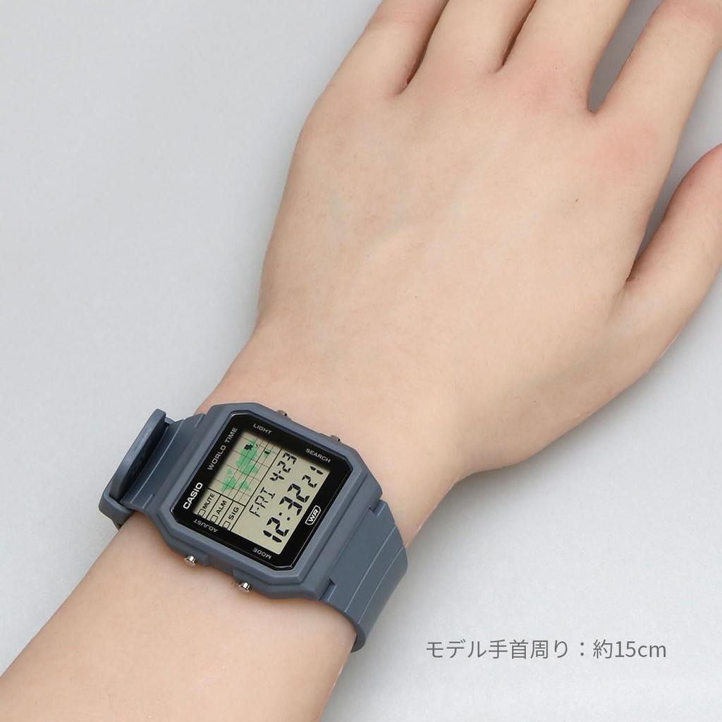 CASIO World Time Digital Unisex Watch Biomass Plastic Band Blue Gray Overseas Model [Casio] LF-30W-2A [Used]