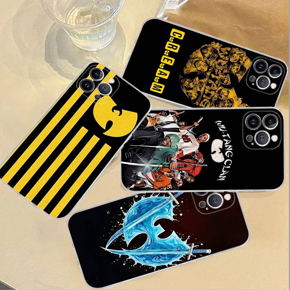 W-wu T-tang Clan Хип-хоп Музыкальная Группа Чехол для Телефона IPhone 16 15 Promax IPhone 14 11 12 High End 13 Pro Силиконовый