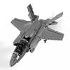Серия самолетов F35 Истребитель Строительные блоки Модель Известные военные самолеты Второй мировой войны Наборы кубиков MOC Игрушки для мальчиков Подарки для детей