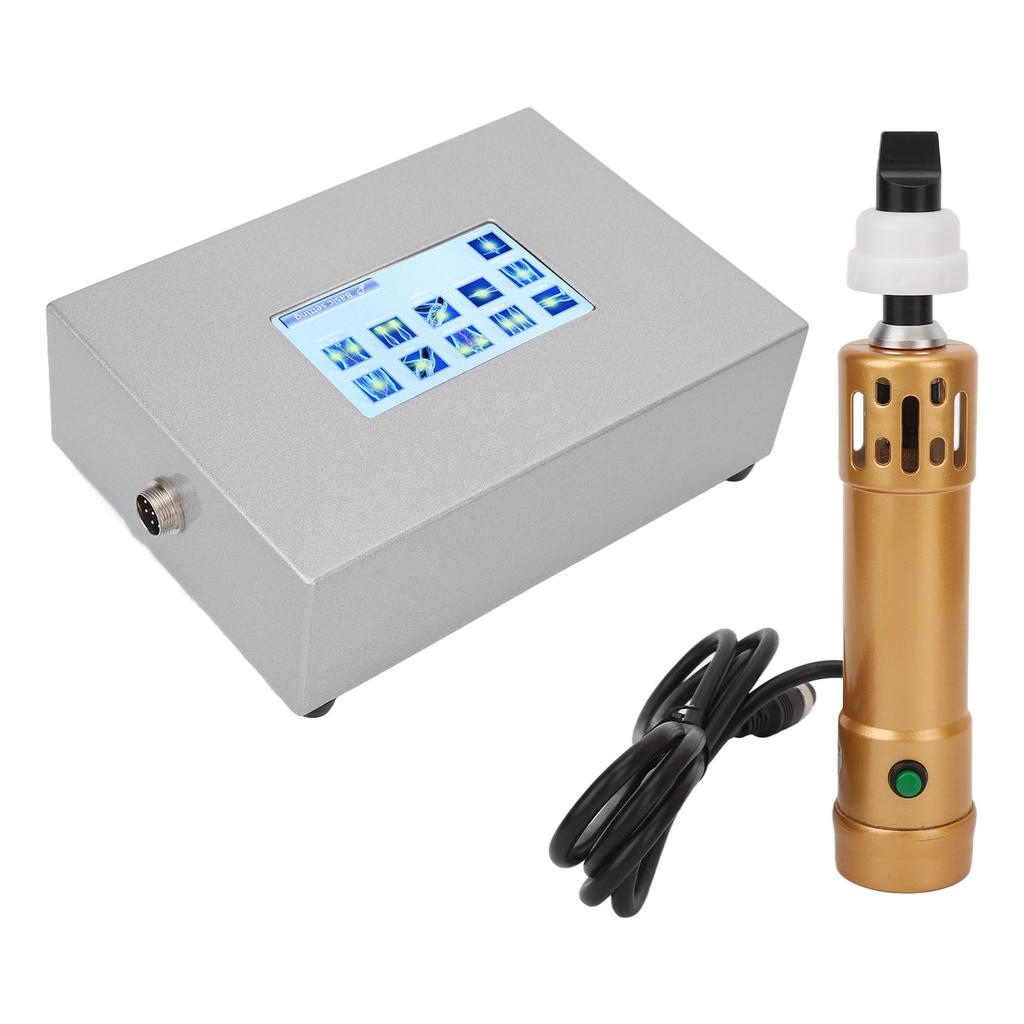 ED Shockwave Therapy Machine Gold Bonesetting 11 Massage Heads Shock Impulse Therapy Machine