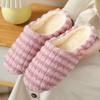 Women Indoor Slippers Warm Plush Home Slipper Autumn Winter Shoes Woman House Flat Floor Soft Slient Slides for Bedroom