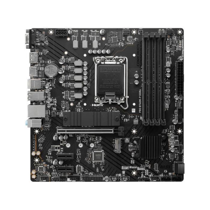 Carte Mère - MSI - PRO B760M-P - Socket LGA1700 - DDR5