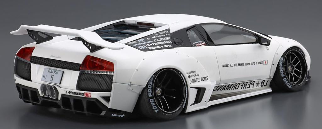 Пластиковая модель Aoshima Bunka Kyozaisha Liberty Walk Series LB Works Lamborghini Murcielago 1/24 No.20 Ver.1