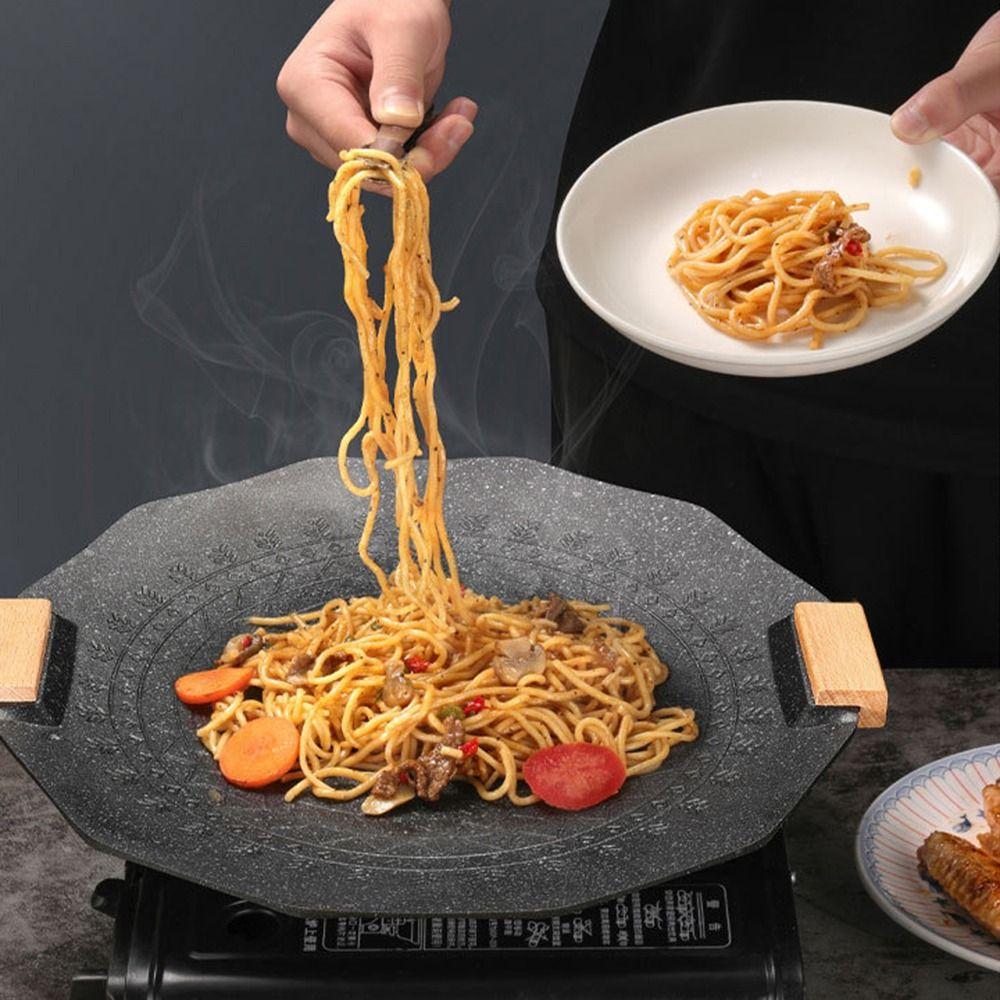 Uniform Heating Barbecue Plate Portable Camping Griddle Tray Lightweight Camping Skillets  Camping