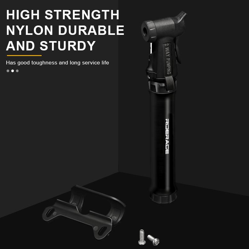 Portable Bicycle Pump Schrader Presta Valve MTB Road Bike Hand Air Pump Outdoor Riding Tire Inflator For Ball Cycling Equipment