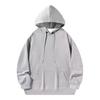 Men’s hooded jumper, loose fit, dropped shoulders, with pockets, fleece fabric, winter workwear