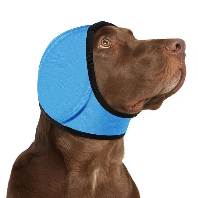 Waterproof Noise Cancelling Adjustable Dog Ear Muffs Dog Earmuffs Swimming Calming Hood To Relieve Pet Anxiety & Prevent Shock