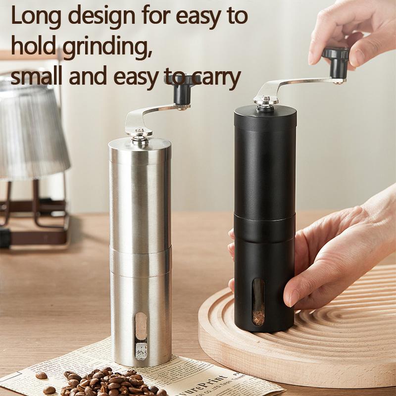 Мини-бытовая ручная кофеварка, кофемашина из нержавеющей стали, шлифовальная машина