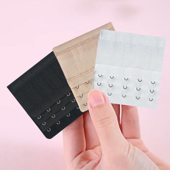 Women's Bra Extender 2 Hook/3 Hook/4 Hook/5 Hook Soft Stretchy Bra Strap Extender Elastic Extension Strap