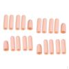 20 Pieces Thumb Splint Silicone Finger Sleeves Caps Skin Color