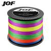 JOF 8 Strand Japan Braided Line Multifilament Fishing Line 300M 500M 1000M Carp Fishing Accessories 18-88LB Pe Line 4 Braid Wire
