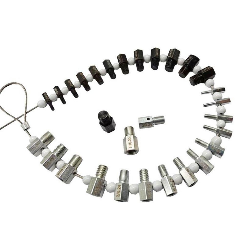 Inch and Metric Size Nut and Bolt Thread Checker Set Thread Measuring Tools  Bolt Nut Screw Thread