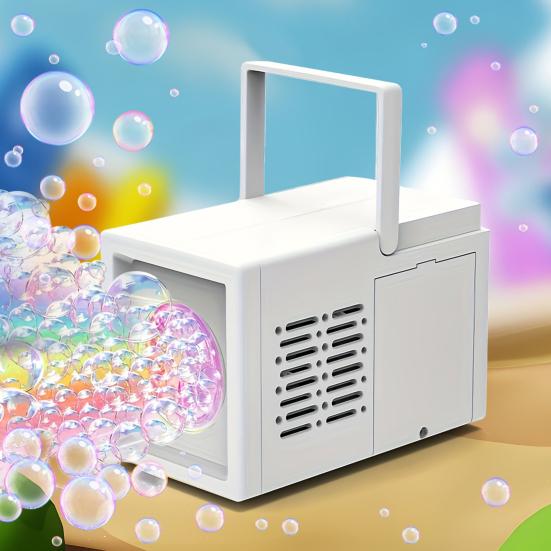 Электрическая мыльная машина, автоматическая мыльная пузырчатая машина, ручная игрушка для вечеринок на открытом воздухе, точный производитель пузырей для детей