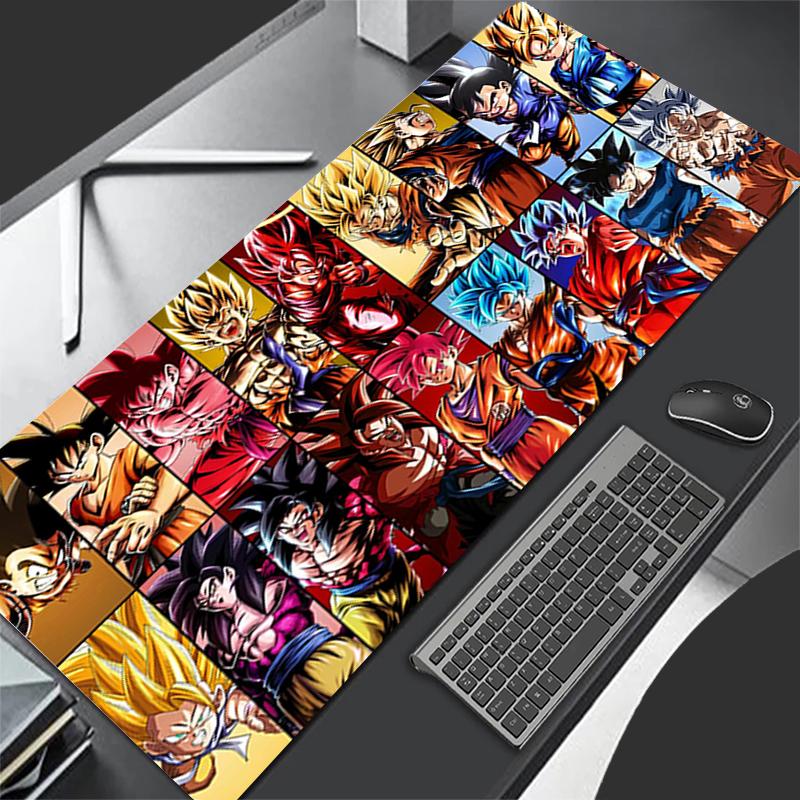 xcm Big Rubber Large PC Mousepad Gamer Gaming Mouse Pads Rug Desk Keyboard Mat Computer Dragon Ball Z DBZ Laptop Mat