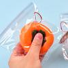 Simulation Persimmon Squeeze Toy Slow Rising Stress Relief Realistic Persimmon Squeeze Toy Soft Stretchy Fake Fruit Decompression Toy